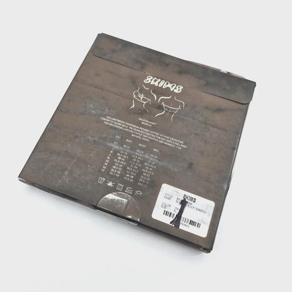 SKIMS Black Seamless Bandeau Bra XL - Picture 7 of 11